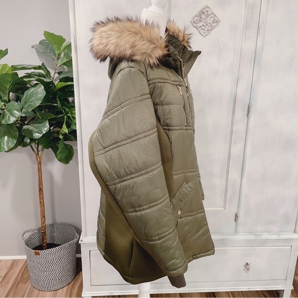 Michael Michael Kors Green Animal Print Jacket Size 3X - Picture 9 of 15